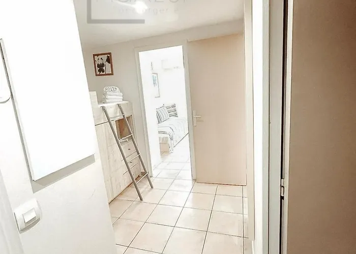 Les Rivages 2p Terrasse Parking Ac 50 M مينتون