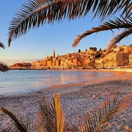 Apartment Les Rivages 2p Terrasse Parking Ac 50 M Menton