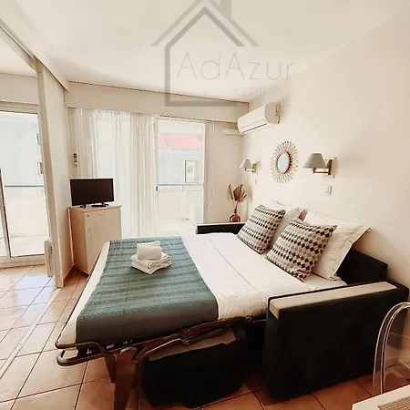 Les Rivages 2p Terrasse Parking Ac 50 M * Mentona