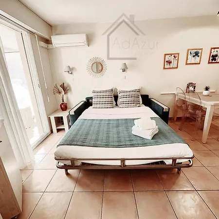 Apartment Les Rivages 2p Terrasse Parking Ac 50 M Menton