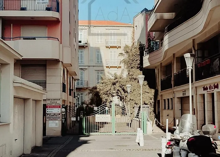 Les Rivages 2p Terrasse Parking Ac 50 M 公寓 芒通