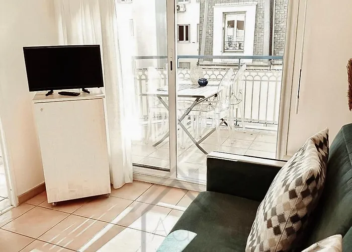 Les Rivages 2p Terrasse Parking Ac 50 M Apartment